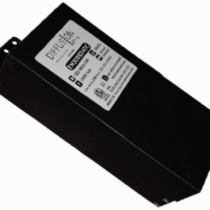 EM300S24DC Diffusion 300W EM-Magnetic Driver - Dimmable, 24V DC LED driver for indoor and outdoor lighting, compatible with a variety of dimmers.