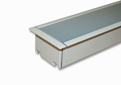 Diffusion SLC-065R - Recessed mount aluminum LED extrusion with opal polycarbonate lens.