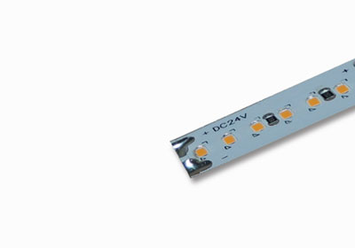 Diffusion SL7.5-Indoor - flexible linear LED strip, 10mm width, custom cut every 7 LEDs (25mm or 1 inch).