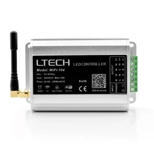 A photo of the LED Controller Wifi-104 A WIFI controlled controller of LED light strip