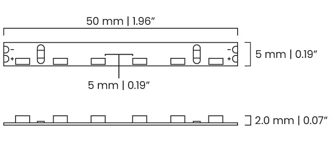 A Diagram of SL4-Indoor LED Ribbon